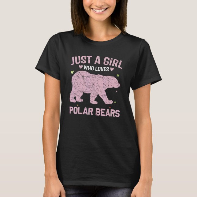 T-shirt Les Femmes Animales Juste Une Fille Qui Aime Les O (Devant)