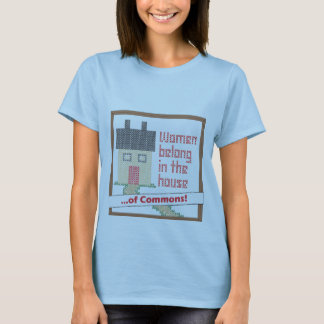 T-shirt Les femmes appartiennent dans la Chambre… des