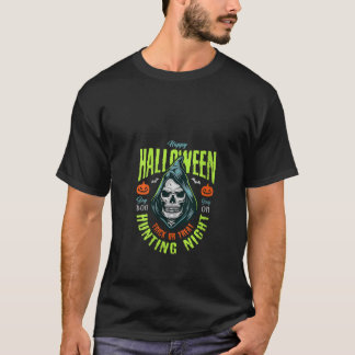 T-shirt Les femmes apprécient le Cool coloré Halloween nui