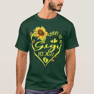 T-shirt Les Femmes Bientôt Être Gigi Est 2022 Tournesol 