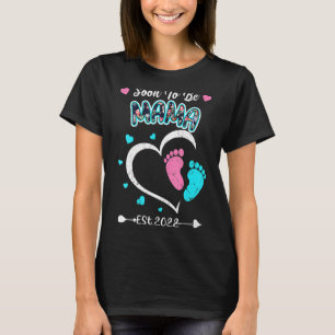T-shirt Les Femmes Bientôt Grand-Mère Annoncent Mama 2022