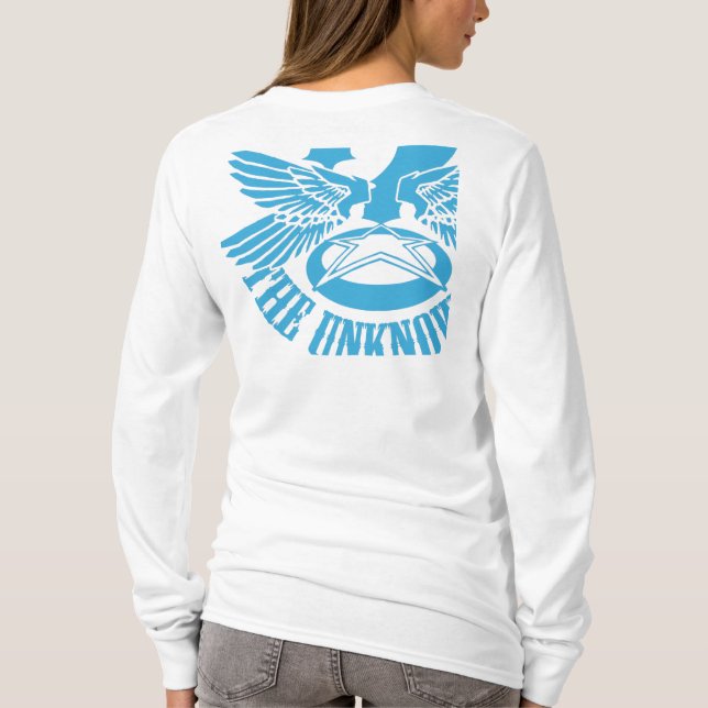T-shirt Les femmes bleues vêtues d'une odeur (Dos)