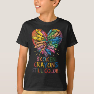 T-shirt Les femmes brisées Crayons encore couleur santé me
