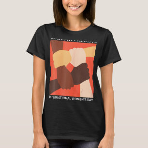 T-shirt Les femmes brisent le bias Journée internationale 