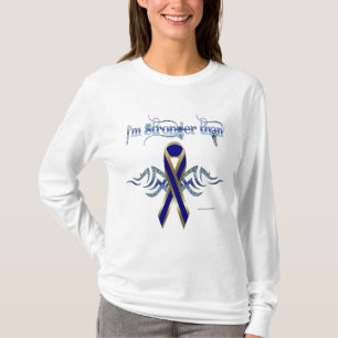 T-shirt Les femmes cancéreuses de Colon font une longue c