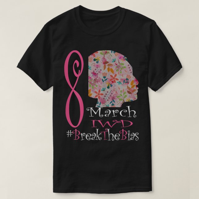 T-shirt Les Femmes Cessent De Cesser Le Jeu 8 Mars Interna (Design devant)