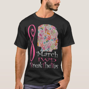 T-shirt Les Femmes Cessent De Cesser Le Jeu 8 Mars Interna