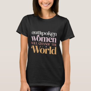 T-shirt Les Femmes Changeront Le Monde Le Pouvoir Féminist