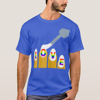 T-shirt Les femmes clouent pour la fierté d'une technologi