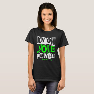 T-shirt Les femmes connaissent leur pouvoir - Graphisme de