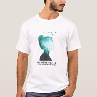 T-shirt Les Femmes Dans La Forêt Je Vais Perdre Mon Esprit