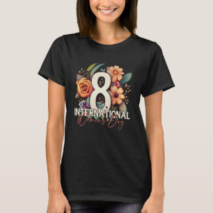 T-shirt Les femmes de la Journée mondiale de la femme comp