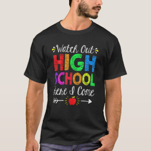 T-shirt Les Femmes De L'École Veillent Au Lycée Ici Je Vie