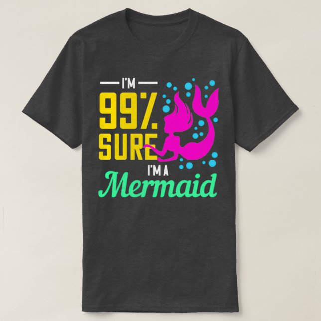 T-shirt Les femmes de Mermaid sûrement belle (Design devant)