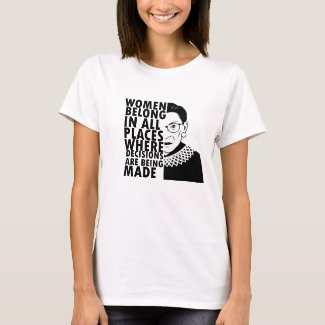 T-shirt Les femmes de RBG Ruth Bader Ginsburg (Devant)