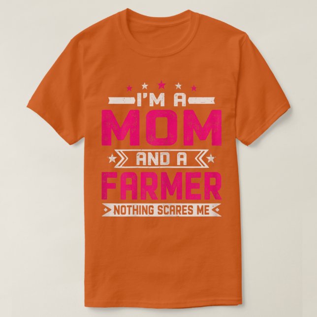 T-shirt Les femmes désespérées Je suis une maman et un fer (Design devant)