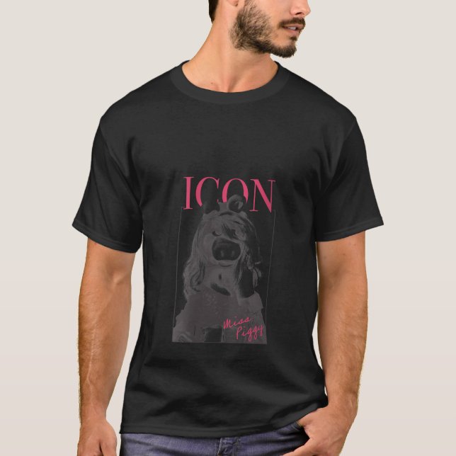 T-shirt Les Femmes Disney Les Muppets Miss Piggy Icon Maga (Devant)
