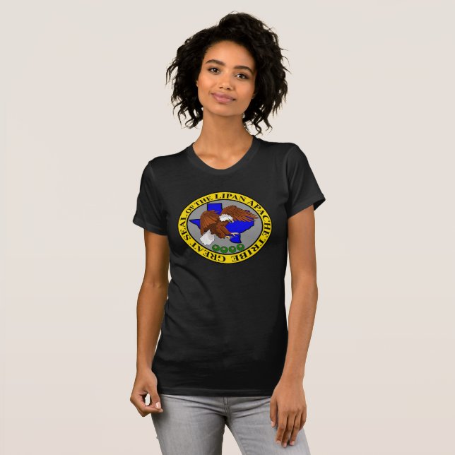T-shirt Les femmes du grand phoque de la tribu Lipan Apach (Devant entier)
