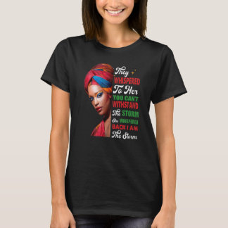 T-shirt Les femmes du Mois de l'histoire des Noirs Afro I 