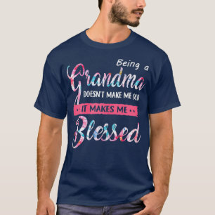 T-shirt Les Femmes Étant Une Grand-Mère Ne Me Font Pas V