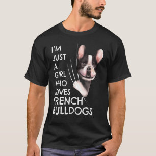 T-shirt Les Femmes Françaises Juste Une Fille Qui Aime Le