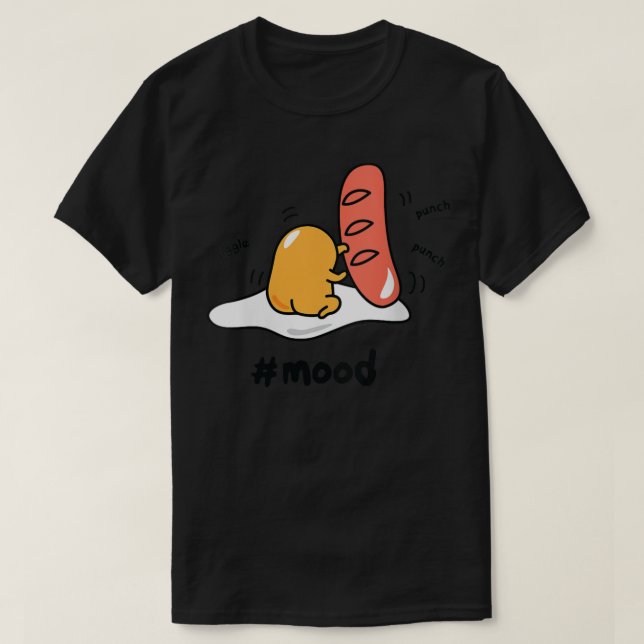 T-shirt Les femmes Gudetama l'Oeuf Lazy #humeur Boxe Punch (Design devant)