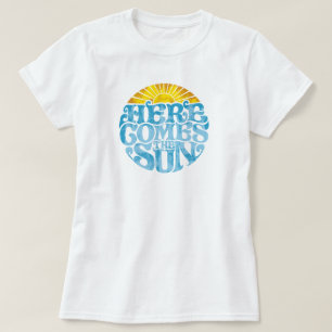 T-shirt Les femmes ici viennent le soleil   Rétro   VINTAG