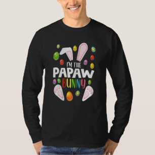 T-shirt Les femmes Je suis la famille Papaw Bunny Funny Ma