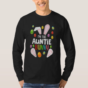 T-shirt Les femmes Je suis La Tante Bunny Drôle Matching F
