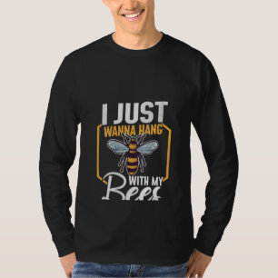 T-shirt Les Femmes Je Veux Juste Passe Avec Mes Abeilles A