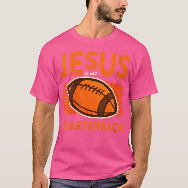 T-shirt Les Femmes Jésus Est Mon Quartier-Bord Football Ch (Devant)