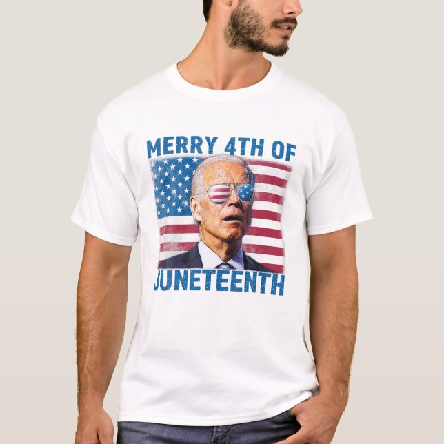 T-shirt Les Femmes Joe Biden Ont Confondu Joyeux 4 E De Ju (Devant)