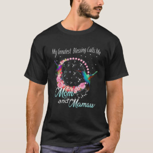 T-shirt Les Femmes Ma Plus Grande Bénédiction Me Appelle M