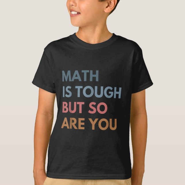 T-shirt Les femmes maths c'est dur mais vous aussi prof de (Devant)