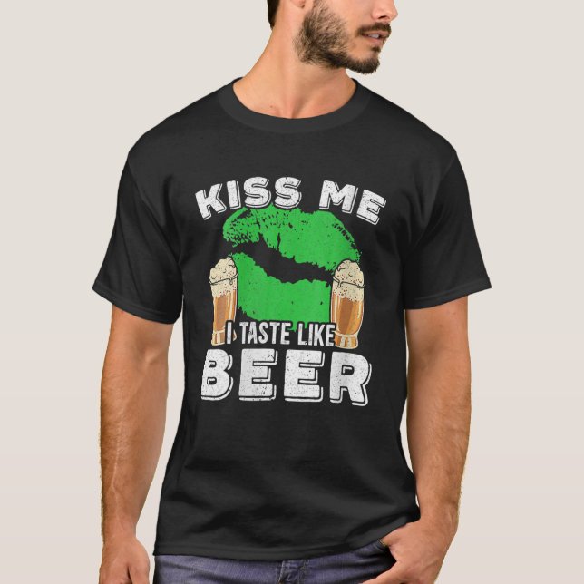 T-shirt Les femmes me baisent Je goûte à la bière Saint Pa (Devant)