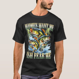 T-shirt Les femmes me veulent les poissons me craignent
