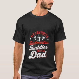 T-shirt Les Femmes Mes Épouses De Badminton Préférées M'Ap