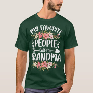 T-shirt Les femmes mes gens préférés m'appellent la mère d