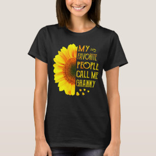 T-shirt Les femmes mes gens préférés m'appellent la mère d