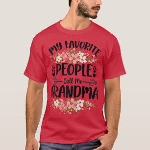 T-shirt Les femmes mes gens préférés m'appellent la mère d