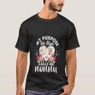 T-shirt Les Femmes Mon But Dans La Vie Me Dit Nonny Xmas