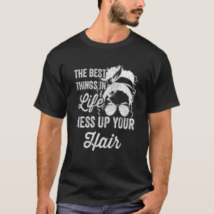T-shirt Les Femmes Moto Les Meilleures Choses De La Vie Me