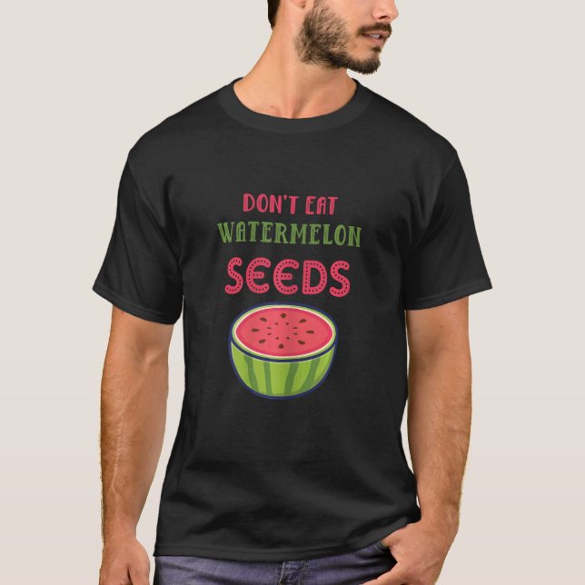 T-shirt Les femmes ne mangent pas de graines de pastèque G (Devant)