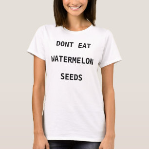 T-shirt Les femmes ne mangent pas la maternité des graine