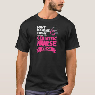 T-shirt Les femmes ne me font pas utiliser ma voix d'infir