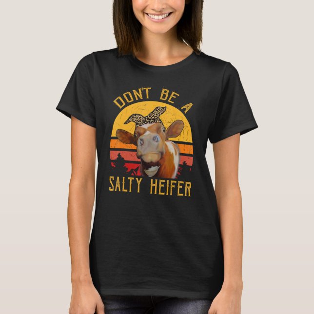 T-shirt Les femmes ne sont pas un fermier de vache Heifer  (Devant)