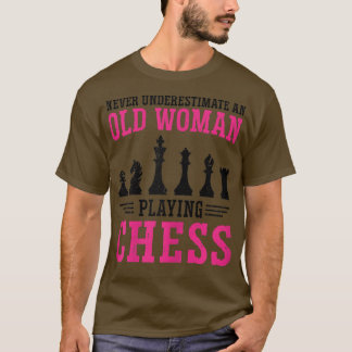 T-shirt Les Femmes Ne Sous-Estiment Jamais Le Jeu D'Une Vi