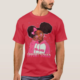 T-shirt Les femmes noires soutiennent les équipes de lutte