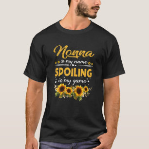 T-shirt Les Femmes Nonna Est Mon Nom Spoiling Est Mon Jeu 