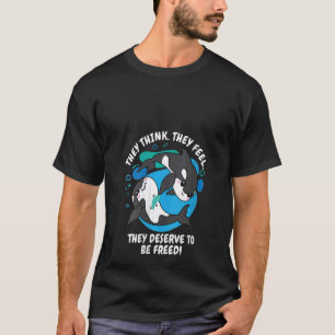 T-shirt Les Femmes Pensent Qu'Elles Méritent D'Être Libres